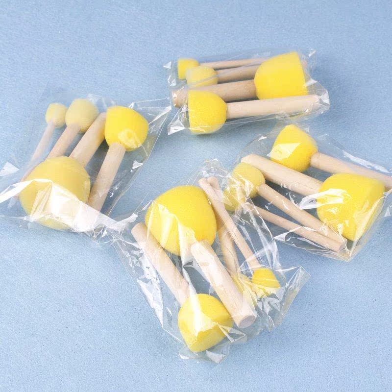 圓形海綿畫刷兒童美術繪畫工具套裝幼兒園diy早教拓印塗鴉畫刷在類目 玩具/童車/益智/積木/模型, 繪畫類用品, 畫筆/畫刷中 - 來自Buy2taobao.com提供專業的淘寶代購服務