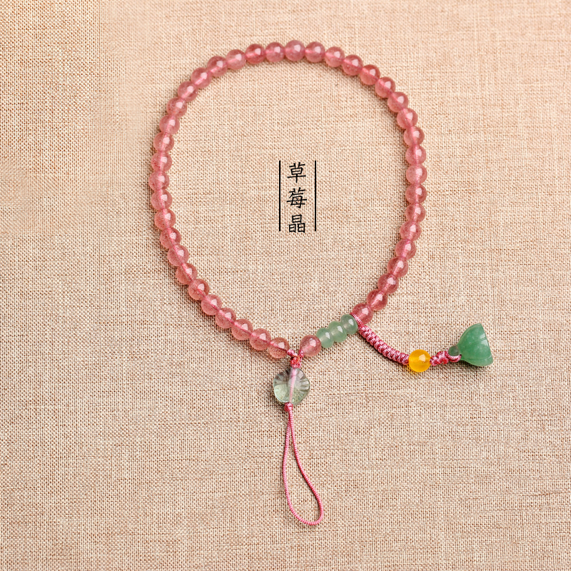 。【好运连连】原创 天然草莓晶水晶手机链短款 手机挂绳挂饰挂件|ruв категории Цифровые аксессуары, аксессуары для мобильных телефонов, аксессуары для мобильных телефонов, мобильный телефон/телефон цепь - от Buy2taobao.com для оказания профессиональной услуги покупки агента Taobao