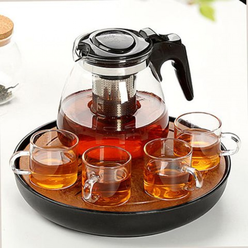 1壶4杯 单壶耐热玻璃茶壶 不锈钢过滤花茶壶 玻璃茶具套装泡茶壶在类目 餐饮具, 茶具, 茶壶中 - 来自Buy2taobao.com提供专业的淘宝代购服务