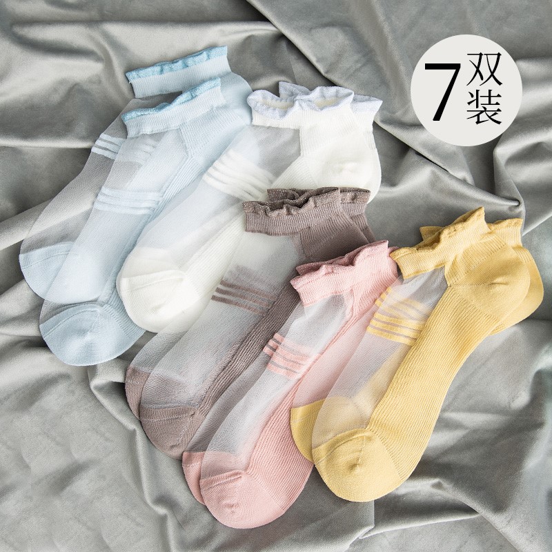 Crystal socks Socks Shallow mouth summer Thin section lovely Sandals Socks Glass wear-resisting Jacobs Shallow mouth Boat socksin the Pet/Pet food and supplies , Pet apparel and accessories , Socks category - from Buy2taobao.com to provide professional Taobao agent buy service
