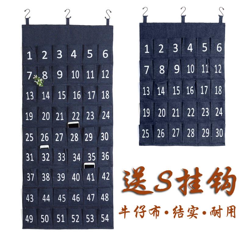 牛仔布开会教室手机收纳袋班级手机袋子布袋墙上壁挂收纳袋数字|ruв категории Цифровые аксессуары, аксессуары для мобильных телефонов, аксессуары для мобильных телефонов, мобильный телефон/телефон цепь - от Buy2taobao.com для оказания профессиональной услуги покупки агента Taobao
