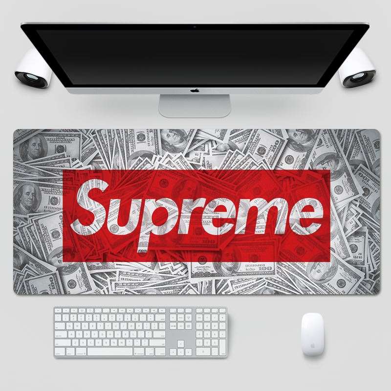 时尚潮牌supreme鼠标垫 超大鼠标垫 个性加厚办公简约大桌垫 定制在类目 电脑硬件/显示器/电脑周边, 电脑周边, 鼠标垫/贴/腕垫中 - 来自Buy2taobao.com提供专业的淘宝代购服务