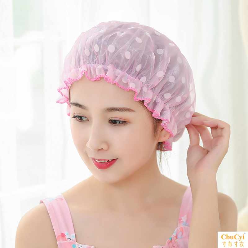 时尚成人女款洗澡浴帽强防水淋浴洗头帽环保PE家用厨房防油烟头|ruв категории семья/личные чистящие средства, потребительских уборка посуды, шапочка для душа - от Buy2taobao.com для оказания профессиональной услуги покупки агента Taobao