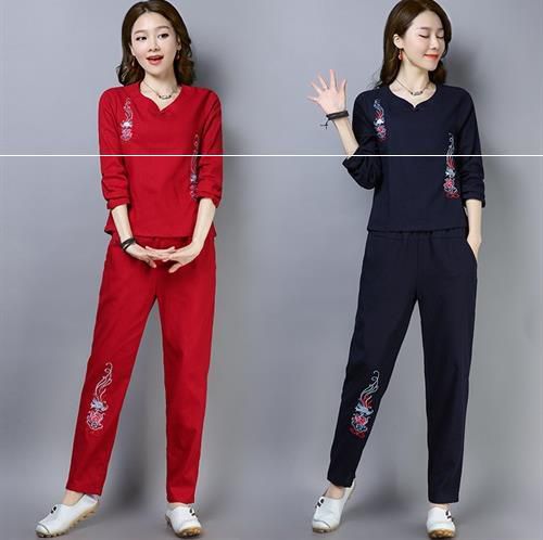 女装2019款春休闲懒气质装裤子和上衣配套装服女春装宿舍学生系宽在类目 女装/女士精品, 套装/学生校服/工作制服, 其它套装中 - 来自Buy2taobao.com提供专业的淘宝代购服务