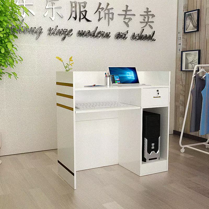 超市收银台店铺小型约前台接待台服装店柜台院收银桌吧台桌|ruв категории коммерческий/офисная мебель, супермаркет мебель, касса - от Buy2taobao.com для оказания профессиональной услуги покупки агента Taobao