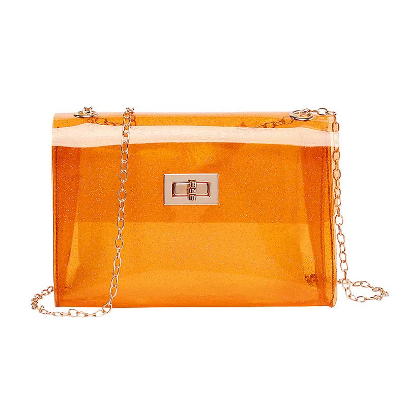 A U.S. summer One shoulder Diagonal chain lady transparent jelly Small square package Small change mobile phone gift Lock catch Female bagin the Play mode/Anime/Periphery/cos/Board games , Cosplay Apparel/Props/Service , cos Photography/Late stage/Makeup category - from Buy2taobao.com to provide professional Taobao agent buy service