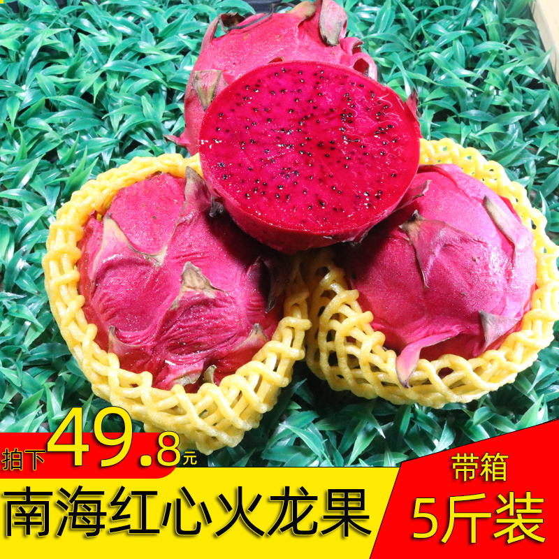 海南紅心火龍果5斤裝金都壹號新鮮時令生鮮水果紅心紅肉火龍果在類目 水產肉類/新鮮蔬果/熟食, 新鮮水果, 其它中 - 來自Buy2taobao.com提供專業的淘寶代購服務