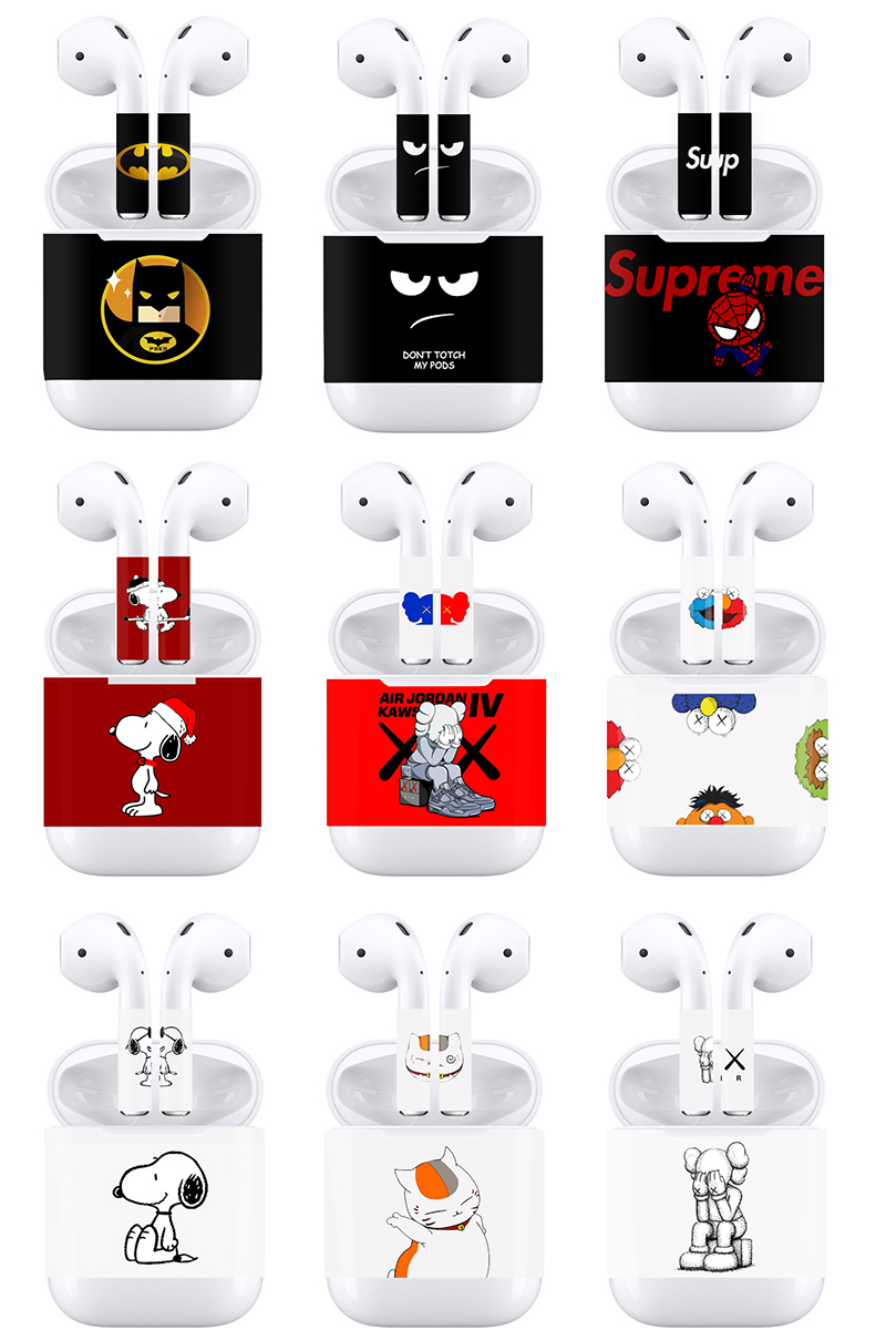 airpods smart cover Apple wireless Bluetooth headset Carton silica gel personality non-slip Sticker chargein the 3C Digital Accessories, MP3/MP4 Fitting , Headphone Accessories category - from Buy2taobao.com to provide professional Taobao agent buy service