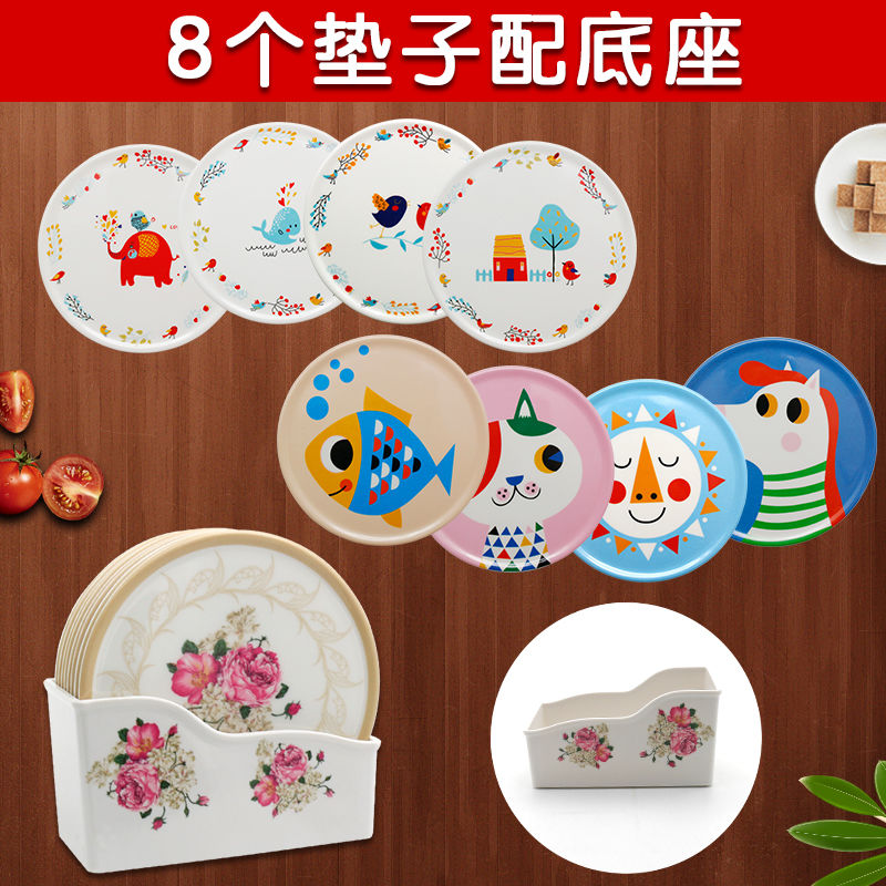 卡通欧式复古密胺盘子隔热垫餐桌盘垫厨房创意碗垫防烫锅杯垫新品|ruв категории посуда, кубок/кубок/чайник, подставки - от Buy2taobao.com для оказания профессиональной услуги покупки агента Taobao