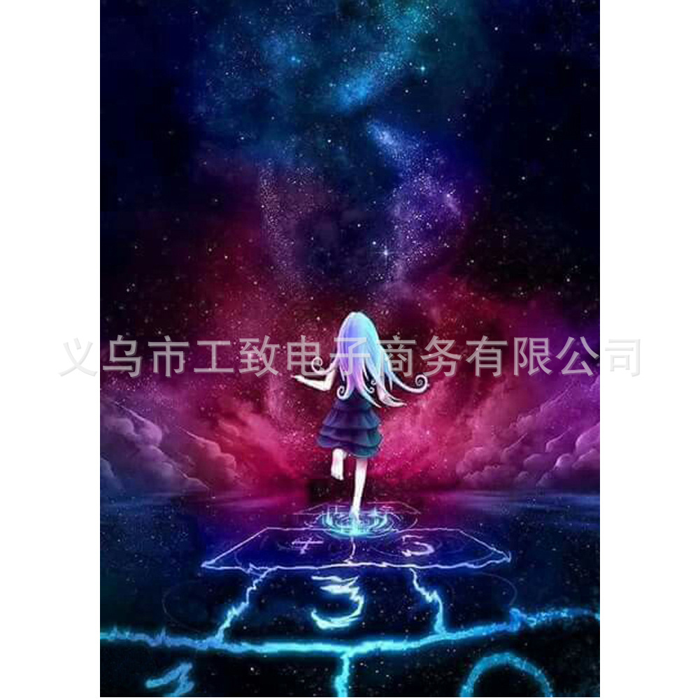 新款5D方钻钻石贴钻diy十字绣客厅装饰画彩绘天空贴钻砖石画满钻|ruв категории Ручная работа, национальных меньшинств, в особенности ремесла, монгольский спецификой, Монголия кожа картину - от Buy2taobao.com для оказания профессиональной услуги покупки агента Taobao