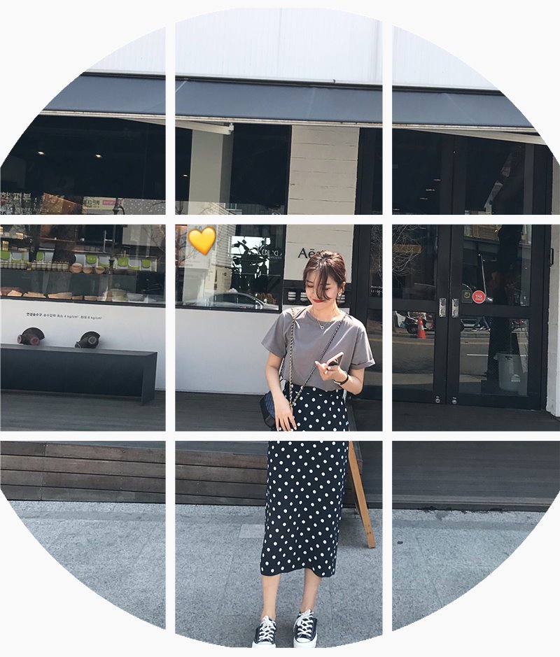 韩国kissradio 2019新款女夏韩系小姐姐清新大波点麻料休闲半身裙|ruв категории Женская одежда, юбка - от Buy2taobao.com для оказания профессиональной услуги покупки агента Taobao
