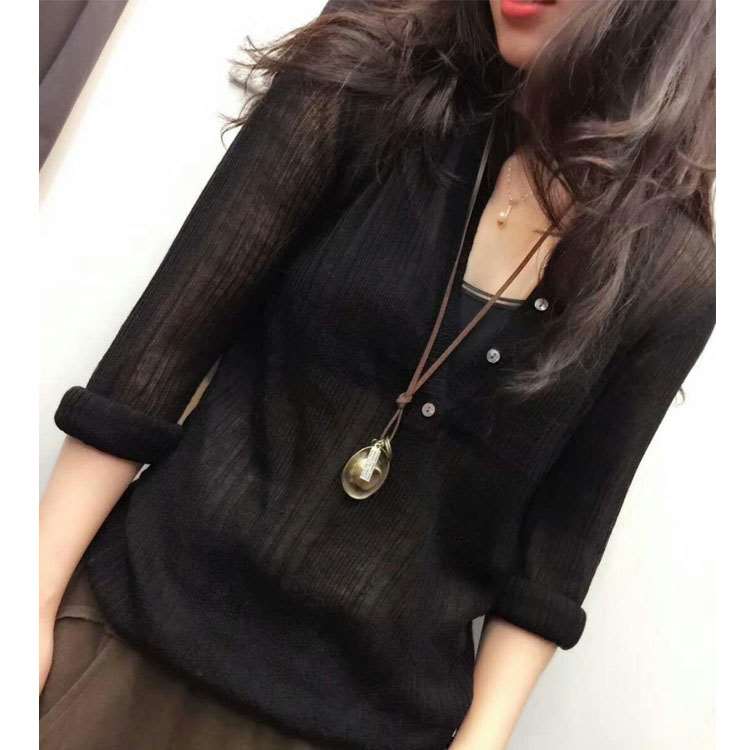 毛衣春秋2019新款套頭女寬松羊毛針織衫春季薄款上衣女镂空打底衫在類目 女裝/女士精品, 毛衣中 - 來自Buy2taobao.com提供專業的淘寶代購服務