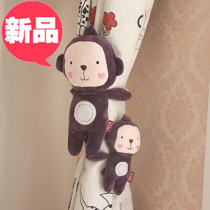 屋新款卡通可#愛猴子窗簾扣 窗簾綁帶 家居裝飾窗簾夾壹對在類目 居家布藝, 窗簾門簾及配件, 輔料配件, 窗簾扣中 - 來自Buy2taobao.com提供專業的淘寶代購服務