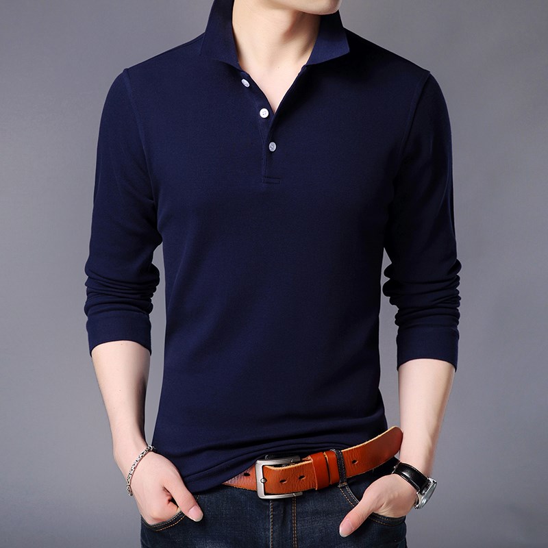 new pattern Autumn Long sleeve T-shirt man Lapel Korean Edition leisure time CY Solid T-shirt POLO Shirt shirt tidein the Men's clothing, T-shirt category - from Buy2taobao.com to provide professional Taobao agent buy service