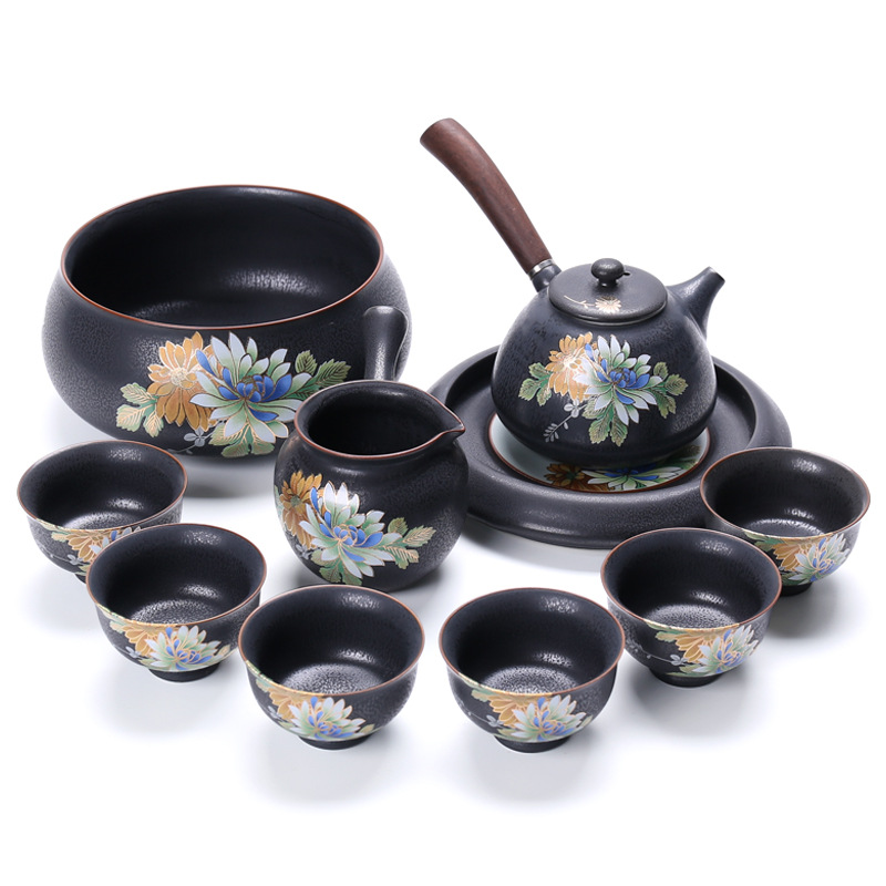 窑变整套功夫茶具套装日式泡茶茶壶茶漏公道杯家用礼盒|ruв категории посуда, чайный сервиз, набор чайный сервиз - от Buy2taobao.com для оказания профессиональной услуги покупки агента Taobao