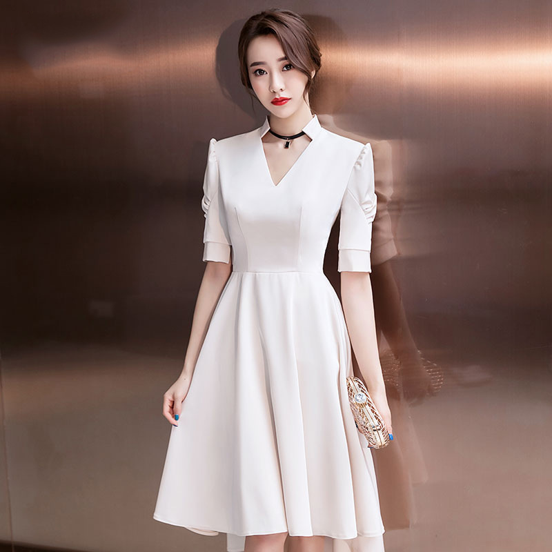 2018 new pattern Banquet Party Dignified atmosphere Self cultivation Show thin Tuxedo Dress Advanced customizationin the Women's clothing/Boutique , Wedding/Cheongsam/Formal dress , Wedding category - from Buy2taobao.com to provide professional Taobao agent buy service