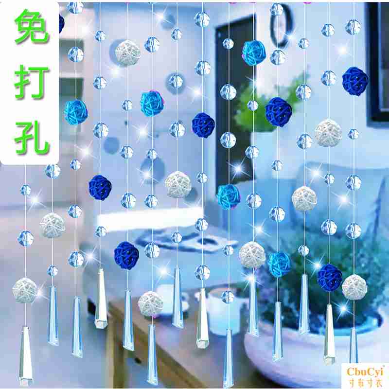 Curtain partition screen Hanging type decorate bedroom door curtain bead curtains new pattern Crystal curtain a living room Free punch household Beadsin the Home Fabric , Curtains and curtain accessories , Curtain/Curtain category - from Buy2taobao.com to provide professional Taobao agent buy service
