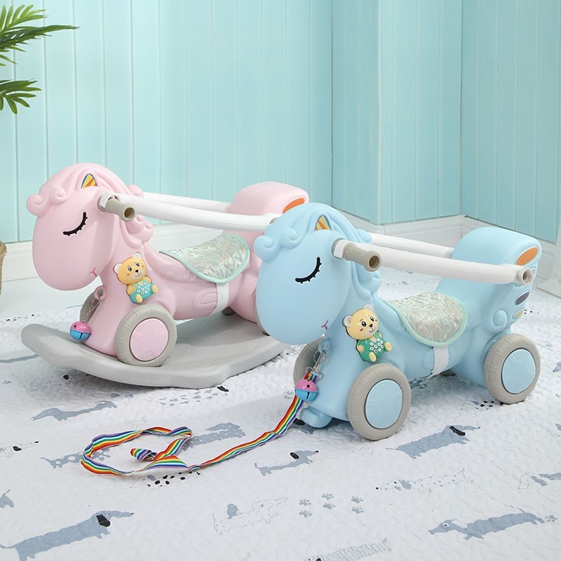 children Rocking Horse multi-function Slippery slide Dual use Two-in-one baby Small horse music Shook chair child Toysin the Toy/Childs/Puzzle/Building block/Model , Outdoor sports/Leisure/Traditional toys , Rocking Horse category - from Buy2taobao.com to provide professional Taobao agent buy service