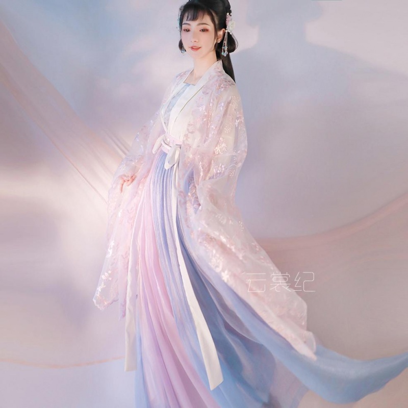【雲裳紀 律呂迢揚】春櫻紫藍 六米擺壹片式齊腰裙兩片齊胸裙漢服在類目 女裝/女士精品, 唐裝/民族服裝/舞臺服裝, 民族服裝/舞臺裝中 - 來自Buy2taobao.com提供專業的淘寶代購服務