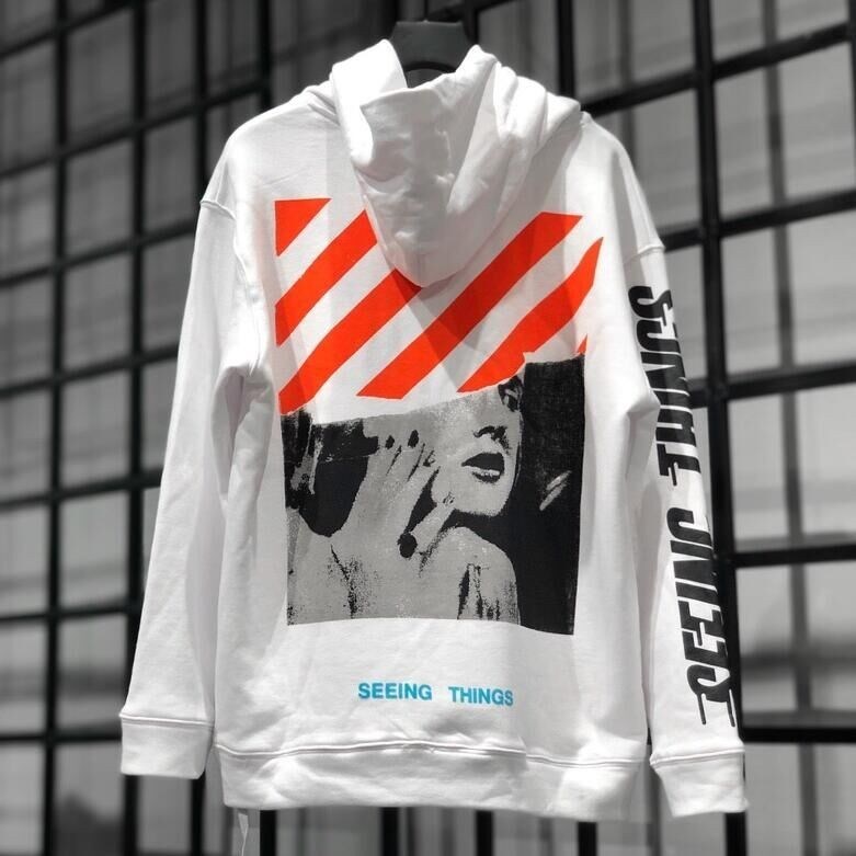 【奥莱购】OFF OW WH 17SS 梦露男女情侣款连帽卫衣帽衫|msdalam kategori Butik wanita / wanita, sweater/Fleece - dari Buy2taobao.com untuk memberikan perkhidmatan ejen Taobao profesional membeli