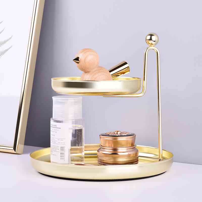 is铁艺金色双层水果盘子聚会客厅创意多层蛋糕架家用聚餐托盘收纳|msdalam kategori pinggan mangkuk, pinggan mangkuk, mangkuk buah-buahan/plat buah-buahan/bakul buah-buahan - dari Buy2taobao.com untuk memberikan perkhidmatan ejen Taobao profesional membeli