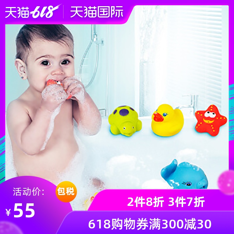 澳洲Playgro宝宝洗澡小动物伴侣戏水安抚玩具|ruв категории игрушка/коляска/головоломка/блоки/модель, детей кольцо/ткань играть/успокоить игрушки, марионетка/успокоить кукла - от Buy2taobao.com для оказания профессиональной услуги покупки агента Taobao