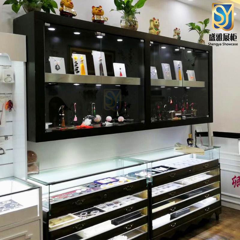 2019盛雅珠宝首饰欧式多功能品饰品新款展柜玻璃精品展示柜台中岛在类目 商业/办公家具, 货架/展柜, 精品展柜/陈列柜中 - 来自Buy2taobao.com提供专业的淘宝代购服务