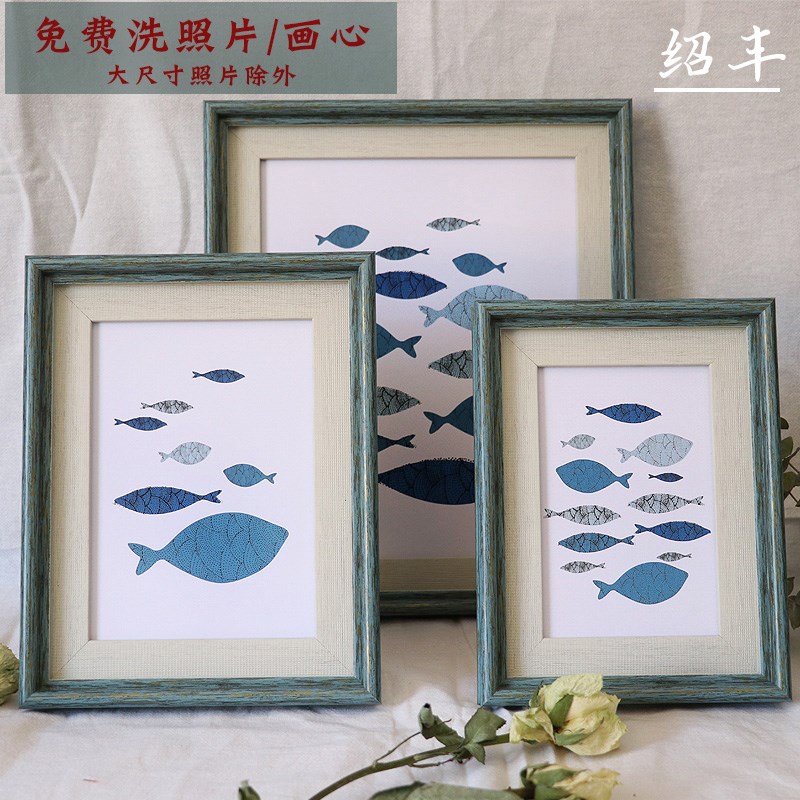 儿童相框摆台可爱创意卡通挂墙像框6寸7寸8寸10寸A4简约宝宝画框|ruв категории Домашний быт, рамка/рамка - от Buy2taobao.com для оказания профессиональной услуги покупки агента Taobao