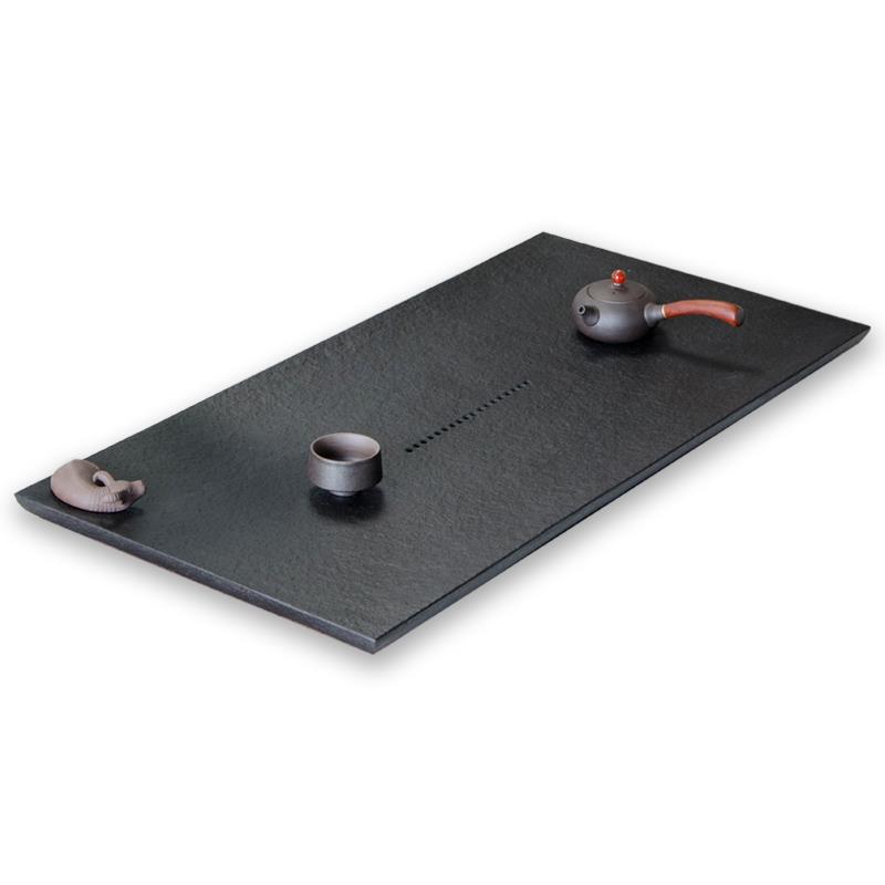 natural Black stone tea tray household Stone tea set suit Block Simplicity Size Black gold stone Chahai Tea Servicein the Tableware , Tea set , Tea tray category - from Buy2taobao.com to provide professional Taobao agent buy service