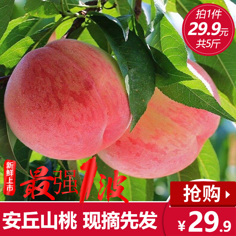 安丘山蜜桃水果桃新鲜脆桃山东脆甜大桃孕妇应季时令水果毛桃蜜桃|ruв категории водной мясо/свежие фрукты и овощи/еда, свежие фрукты, персик - от Buy2taobao.com для оказания профессиональной услуги покупки агента Taobao
