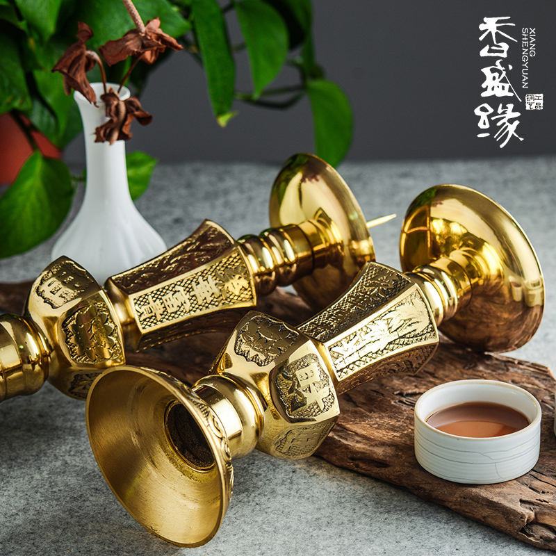 蠟燭台純銅燭台蠟台供禮家用蓮花小燭台壹對佛中式複古擺件婚慶婚在類目 家居飾品, 蠟燭/燭臺, 燭臺中 - 來自Buy2taobao.com提供專業的淘寶代購服務