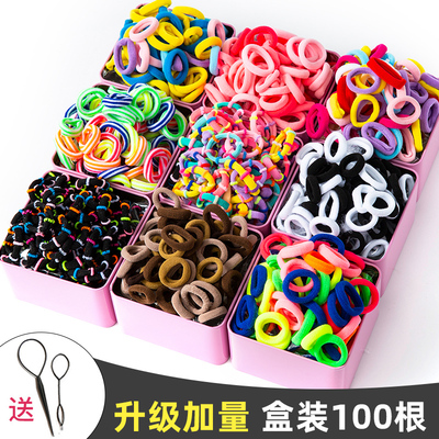 韩版儿童发饰小女孩无缝发绳不伤发橡皮筋发圈女童扎头发头绳头饰