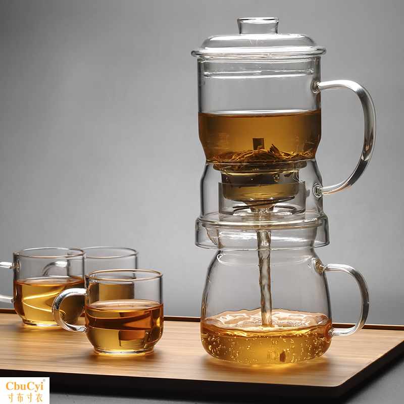 懒人茶壶冲茶器全自动玻璃茶具礼品套装6人简约功夫茶泡茶器整套在类目 餐饮具, 茶具, 功夫茶具中 - 来自Buy2taobao.com提供专业的淘宝代购服务