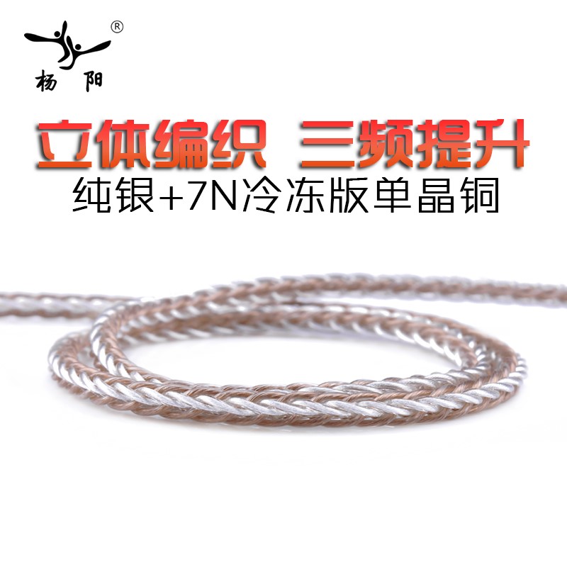 杨阳4.4MM平衡 一分二转2RCA双莲头音频线7N单晶铜纯银混编转接线在类目 影音电器, 影音家电配件, 线材中 - 来自Buy2taobao.com提供专业的淘宝代购服务
