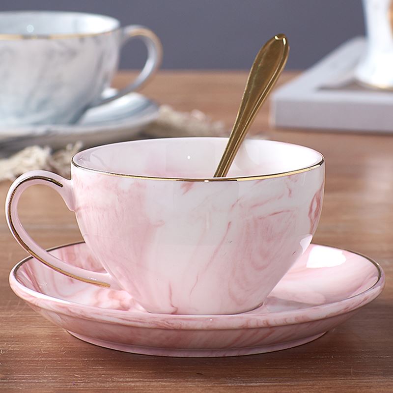 new pattern Coffee cup and saucer European style originality Marble fruit scented tea ceramics glass Heat Glass Tea making facilities suitin the Tableware , Coffee , Mug category - from Buy2taobao.com to provide professional Taobao agent buy service