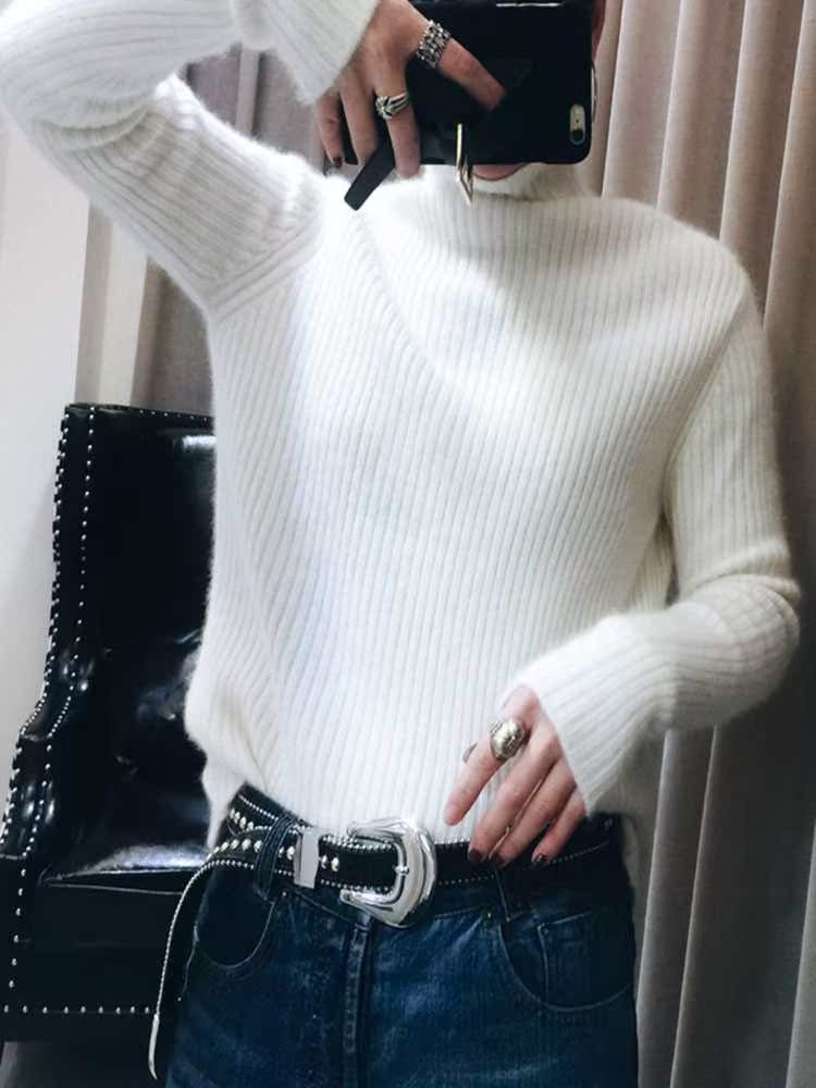 new pattern Base coat Half a Long sleeve High collar sweater 2018 Self cultivation Autumn and winter black Internal lap Pile collar Easyin the Women's clothing/Boutique , Sweaters category - from Buy2taobao.com to provide professional Taobao agent buy service