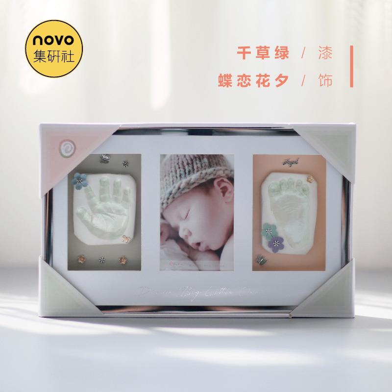 礼物手足印diy纪念品宝宝手印脚印相框新生儿婴儿百天周岁满月|msdalam kategori Toy/bayi/teka-teki/blok bangunan/model, Baby Ji Nianpin/Produk peribadi, tapak kaki tangan - dari Buy2taobao.com untuk memberikan perkhidmatan ejen Taobao profesional membeli