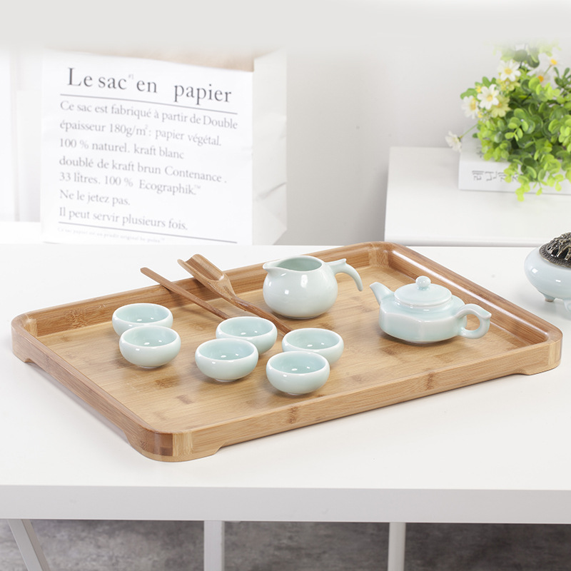 Household tray Bamboo rectangle teacup Tray Nordic plate Serving fruit platein the Personalized custom/Design Services/DIY , Custom packaging supplies , Other custom class category - from Buy2taobao.com to provide professional Taobao agent buy service