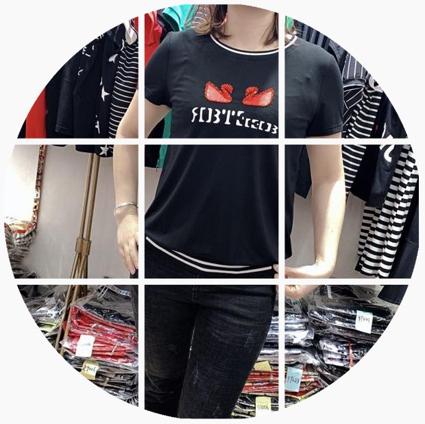 賞色2019款韓版大碼休閑圓領T桖女打底衫51022在類目 女裝/女士精品, 大碼女裝中 - 來自Buy2taobao.com提供專業的淘寶代購服務