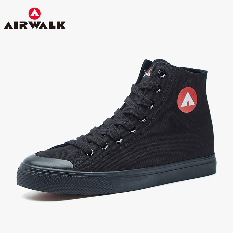 Airwalk Men's Shoes 2019 summer ventilation Gaobang canvas shoe student Fashion street Youth black shoesin the Men's Shoes, Canvas shoes category - from Buy2taobao.com to provide professional Taobao agent buy service
