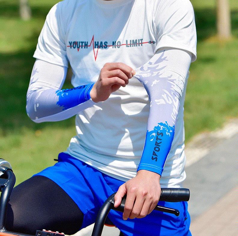 出行套袖亲肤夏款冰爽袖防晒手袖男士护臂手腕男款迷彩帅气自行车在类目 服饰配件/皮带/帽子/围巾, 手套中 - 来自Buy2taobao.com提供专业的淘宝代购服务