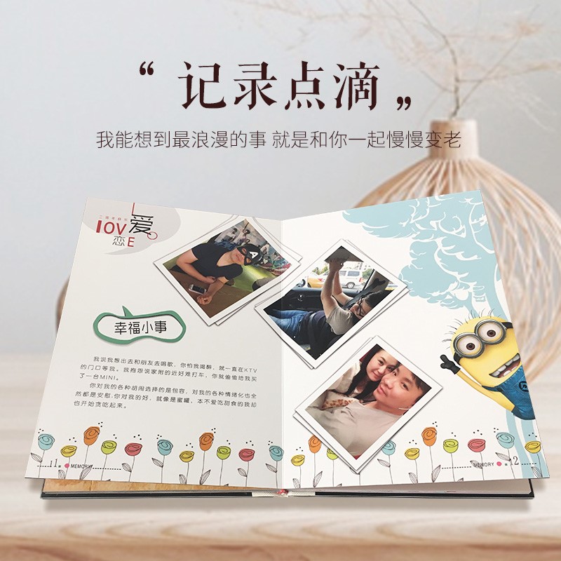 个性创意情侣纪念册diy相册本制作影集照片书定制生日礼物男手工在类目 节庆用品/礼品, 创意礼品, 相册/相簿中 - 来自Buy2taobao.com提供专业的淘宝代购服务