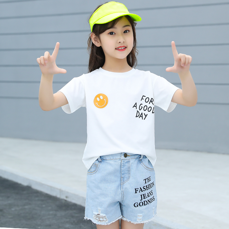 女童套裝夏裝2019新款超洋氣大童女孩運動童裝時髦網紅兒童兩件套在類目 童裝/嬰兒裝/親子裝, 套裝中 - 來自Buy2taobao.com提供專業的淘寶代購服務