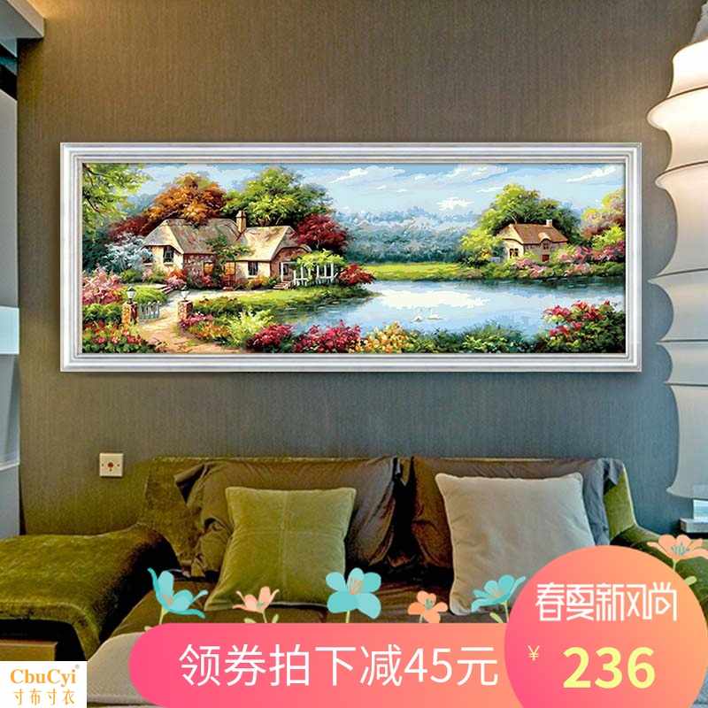 数字油彩画大尺寸自绘填充图填色挂画diy水彩花手工客厅山水风在类目 家居饰品, 装饰画, DIY/数字油画中 - 来自Buy2taobao.com提供专业的淘宝代购服务