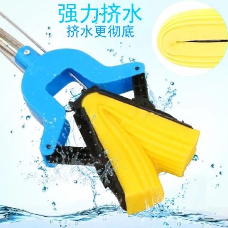 对折式胶棉拖把免手洗拖布海绵拖吸水地拖海棉拖把头干湿两用托把在类目 家庭/个人清洁工具, 家务/地板清洁用具, 旋转拖把中 - 来自Buy2taobao.com提供专业的淘宝代购服务