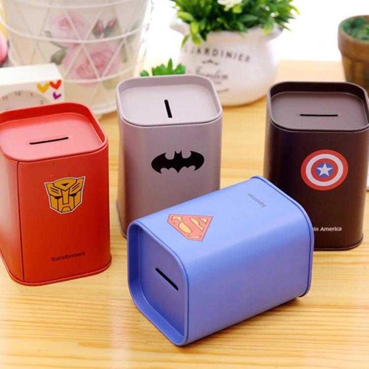 lovely Metal Piggy bank Arts and Crafts Tinplate square Piggy bank Tinplate girl Save money Change jarin the Festive supplies/Gift , Gift ideas , Piggy bank category - from Buy2taobao.com to provide professional Taobao agent buy service