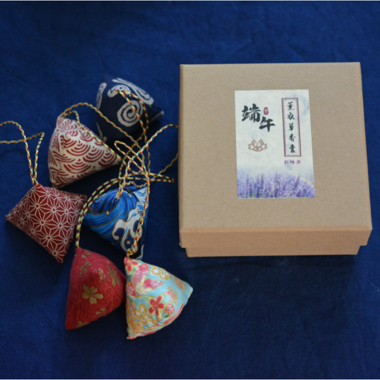 Gift box manual Lavender Sachet Dragon Boat Festival Caisheng sweet-scented osmanthus triangle traditional Chinese rice-pudding Purse argy wormwood Sachetsin the Home Daily , Sachet/Sachet category - from Buy2taobao.com to provide professional Taobao agent buy service