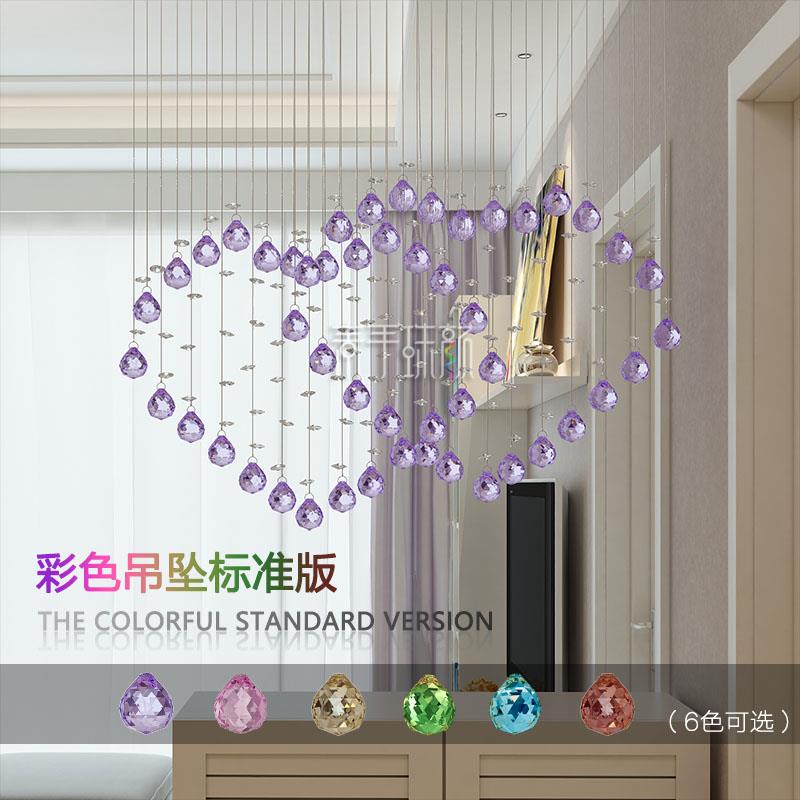 heart-shaped decorate Crystal curtain Double Heart crystal bead curtains household Entrance a living room bedroom Hanging curtain partition European style householdin the Home Fabric , Curtains and curtain accessories , Curtain/Curtain category - from Buy2taobao.com to provide professional Taobao agent buy service