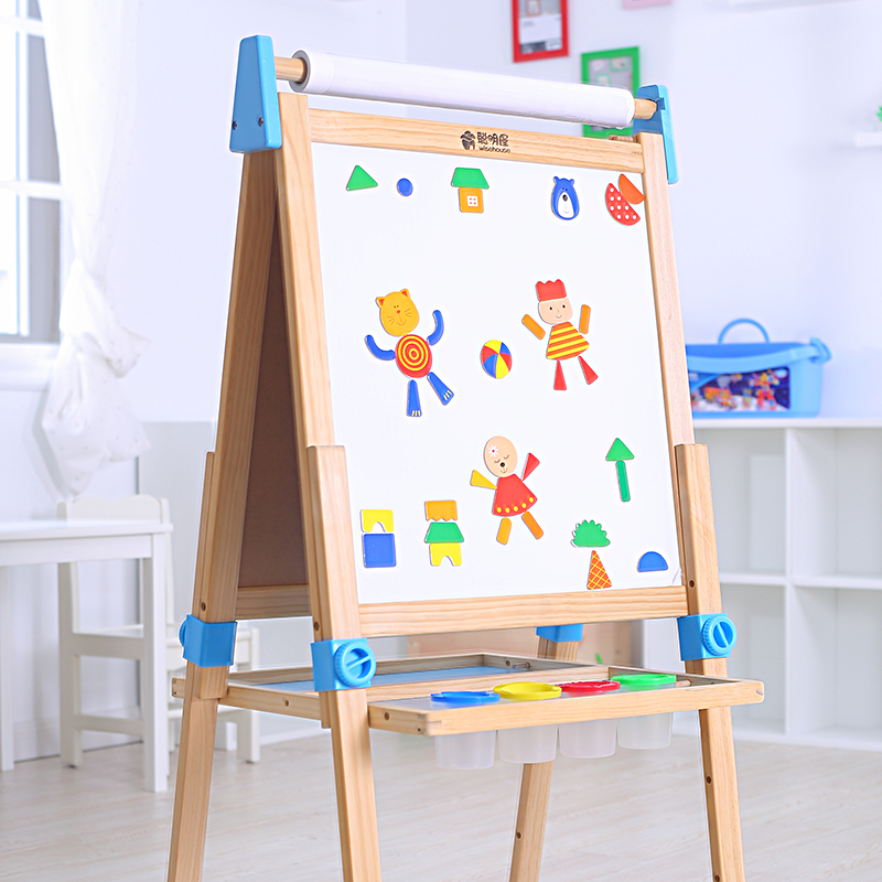the republic of korea children baby Drawing board Easel Scaffolding household magnetic blackboard Liftable pupil Graffitiin the Toy/Childs/Puzzle/Building block/Model , Painting Supplies , Sketchpad category - from Buy2taobao.com to provide professional Taobao agent buy service