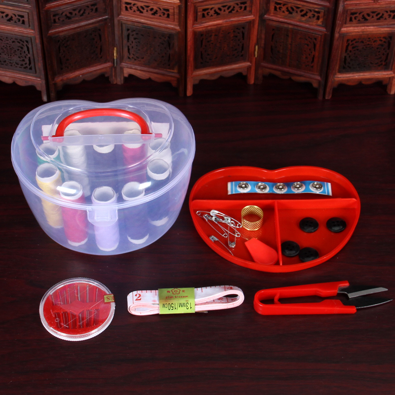 Wedding supplies bride Dowry suit Home portable Sewing box Sewing kit Hand stitching Darn suitin the Home Daily , Home Hardware Tools , Sewing Accessories category - from Buy2taobao.com to provide professional Taobao agent buy service